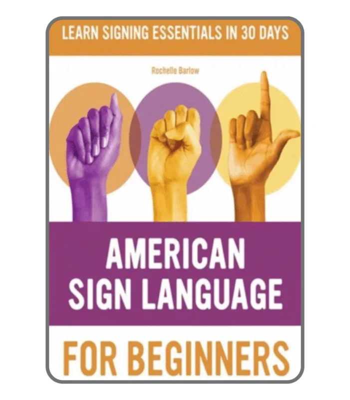 American Sign Language for Beginners book cover